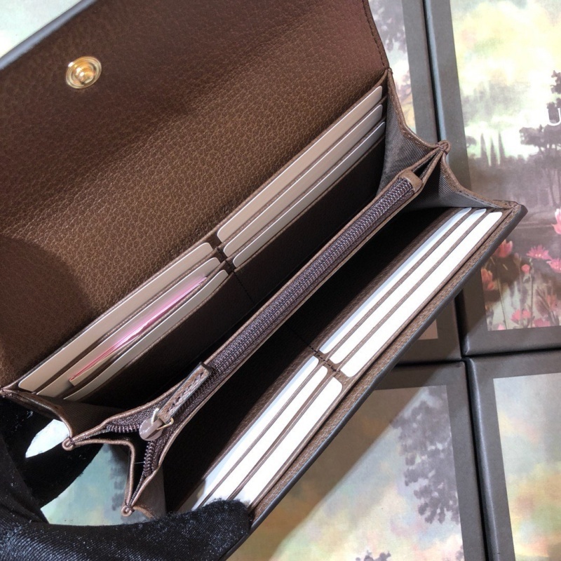 Gucci aaa-Ofidia billetera continental beige-5