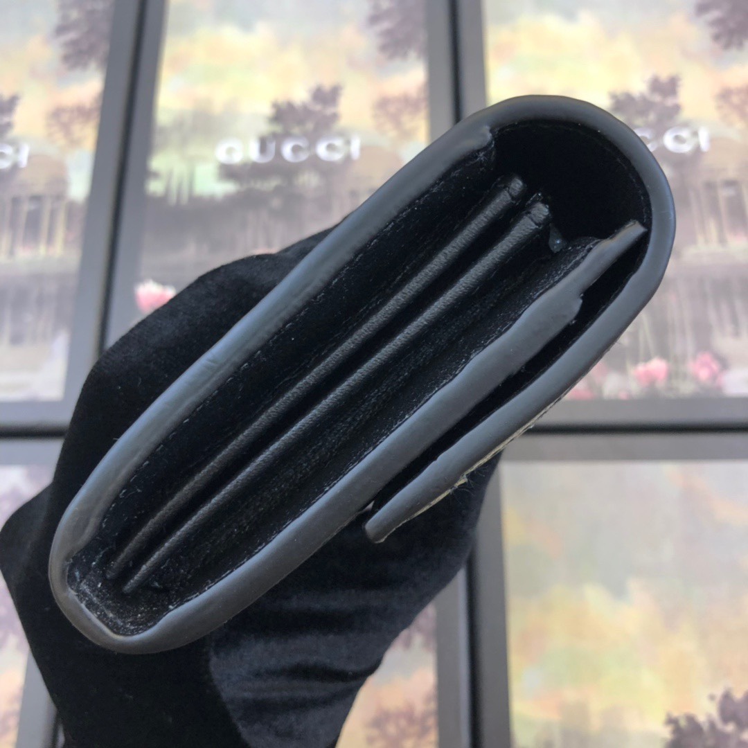Gucci aaa-Ofidia billetera continental negra-2