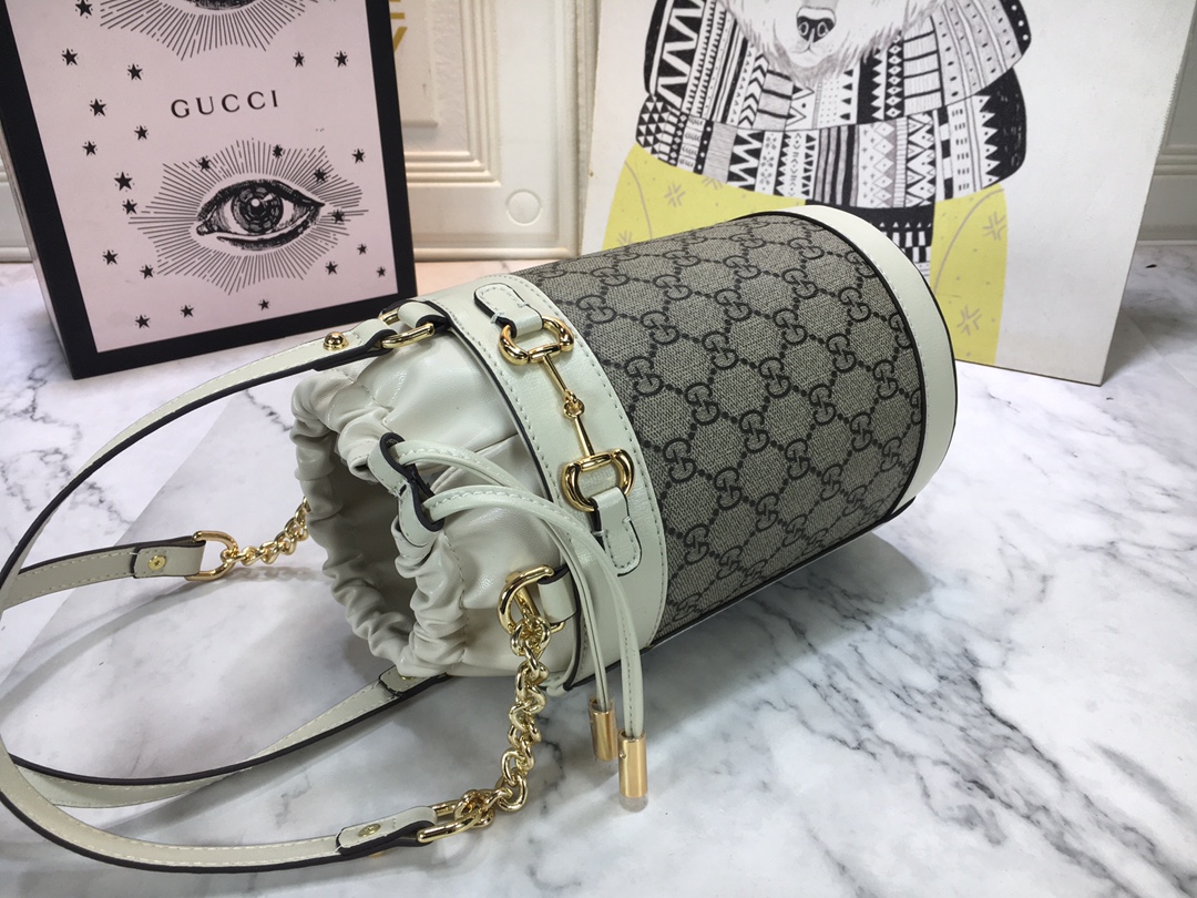 Gucci Horsebit 1955 Pequeña bolsa de cubo 637115-2