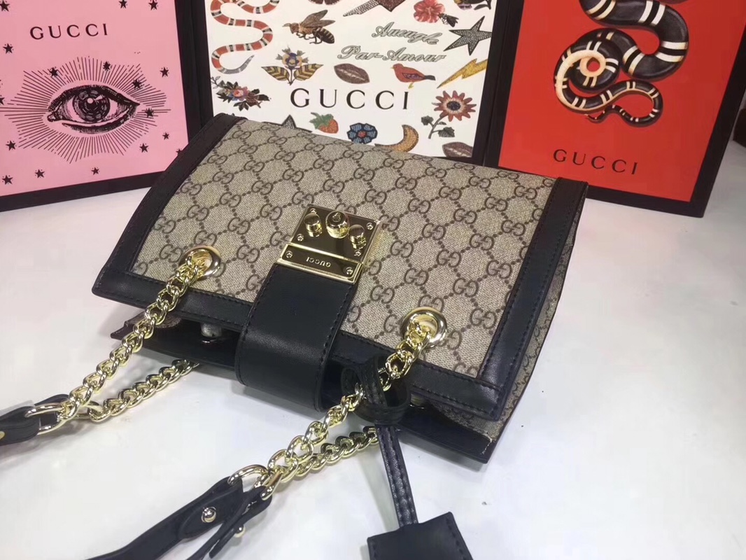 Gucci candado de hombro pequeño 498156-2