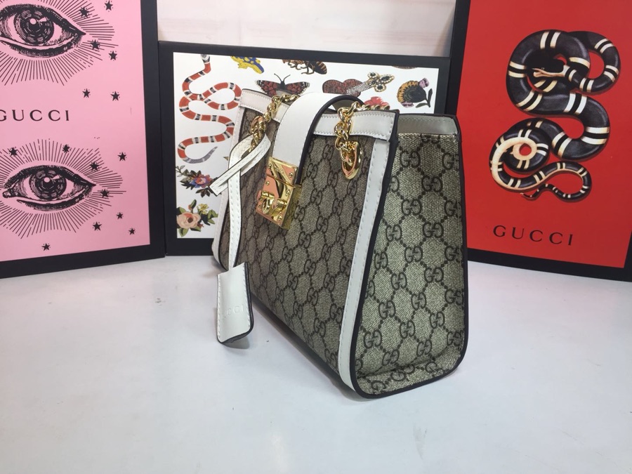 Gucci candado de hombro pequeño 498156-2
