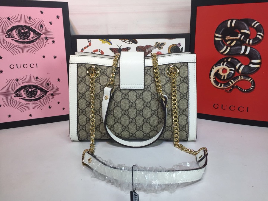 Gucci candado de hombro pequeño 498156-3