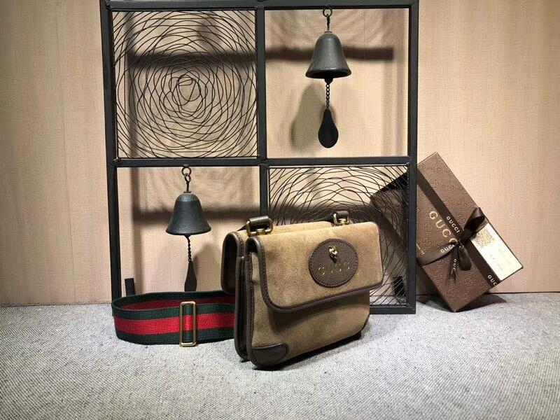 Gucci Neo Vintage Small Messenger Bolsa 501050 Café-1