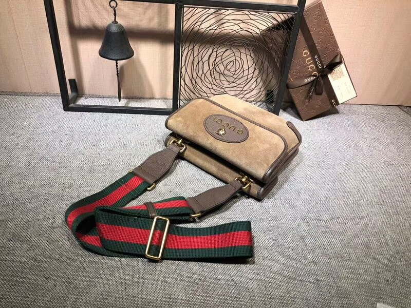 Gucci Neo Vintage Small Messenger Bolsa 501050 Café-2