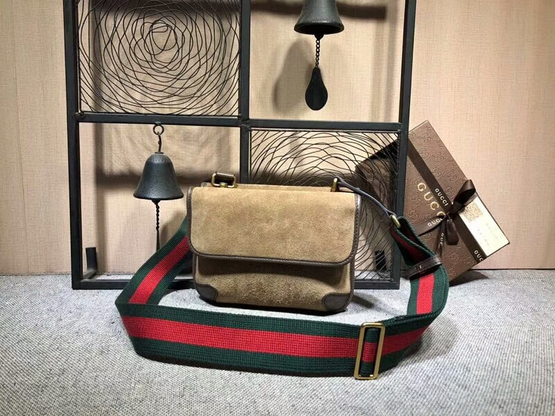 Gucci Neo Vintage Small Messenger Bolsa 501050 Café-3