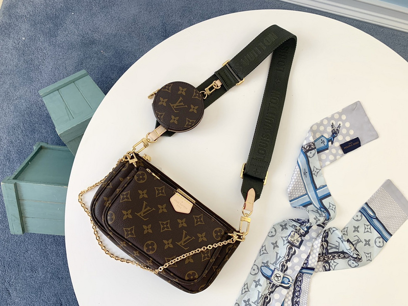Louis Vuitton Multi Pochette AccessOires-M44813 Verde/rosa/azul-1