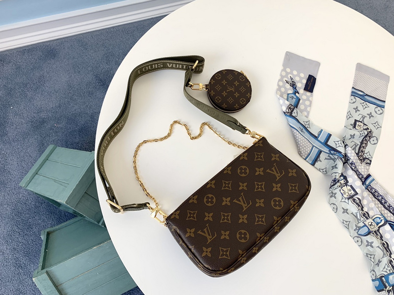 Louis Vuitton Multi Pochette AccessOires-M44813 Verde/rosa/azul-2