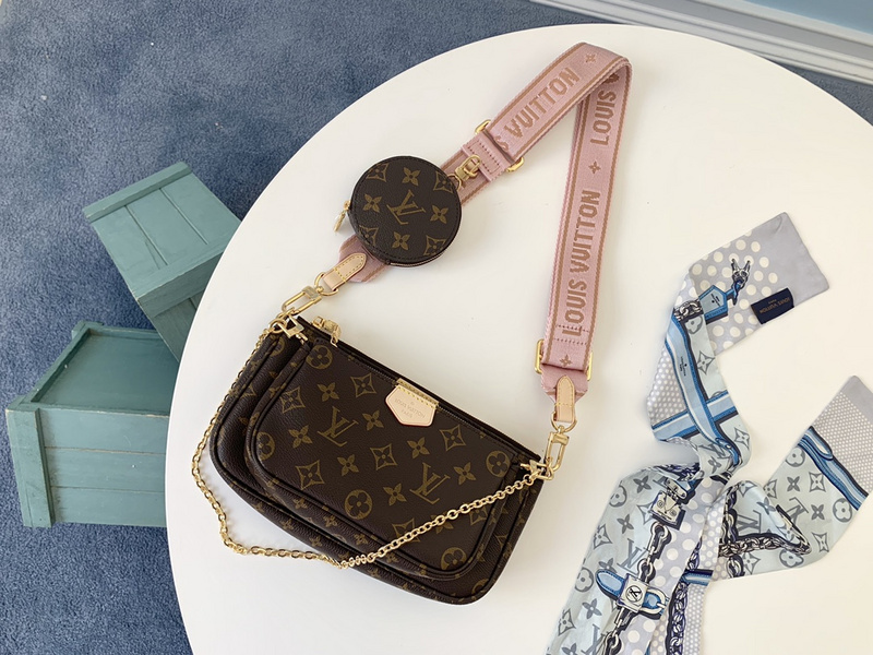 Louis Vuitton Multi Pochette AccessOires-M44813 Verde/rosa/azul-10