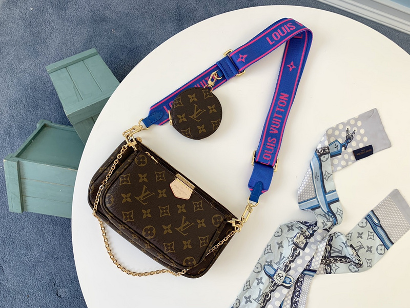 Louis Vuitton Multi Pochette AccessOires-M44813 Verde/rosa/azul-13