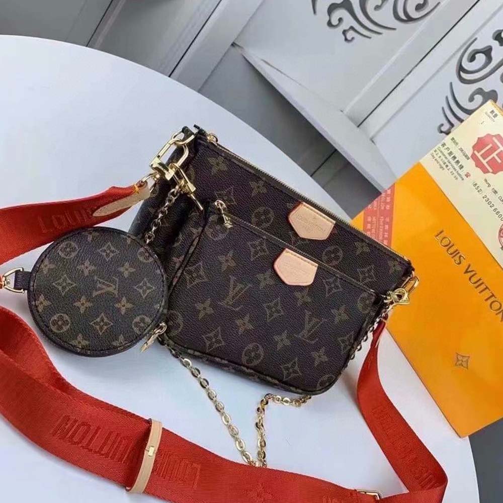 Louis Vuitton Multi Pochette AccessOires-M44813 Verde/rosa/azul-23