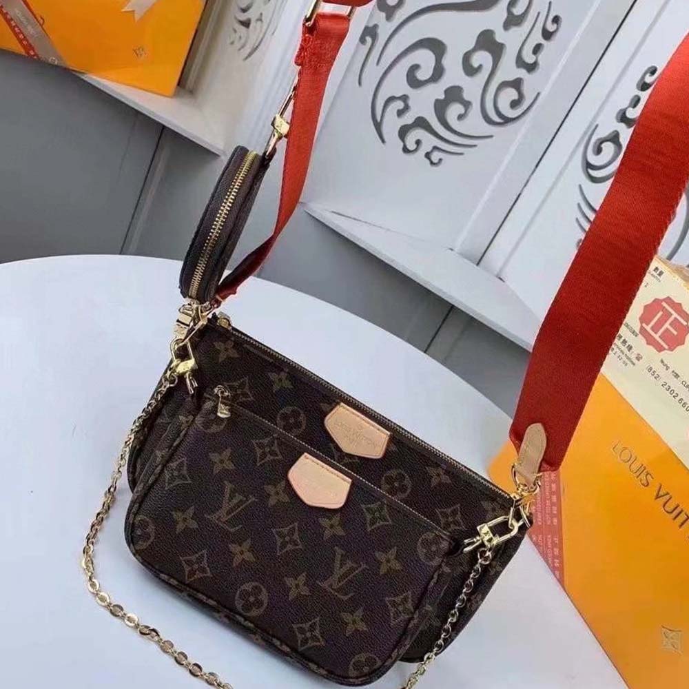 Louis Vuitton Multi Pochette AccessOires-M44813 Verde/rosa/azul-24