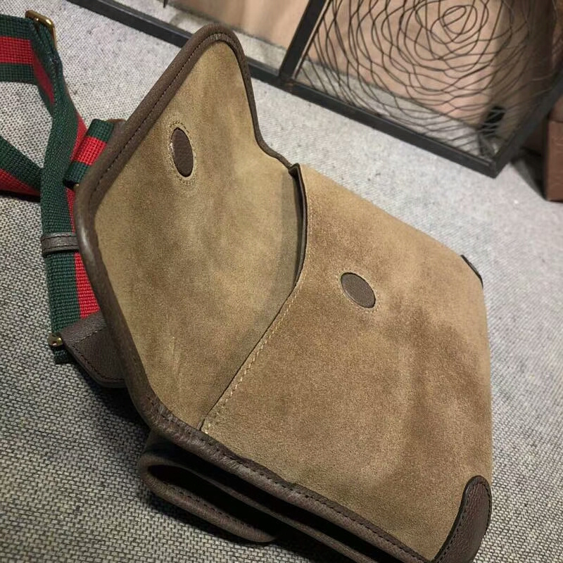 Gucci Neo Vintage Small Messenger Bolsa 501050 Café-7