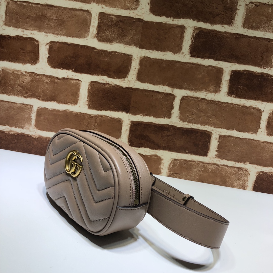 Bolsa de cuero de Gucci Marmont Matelasse 476434-1