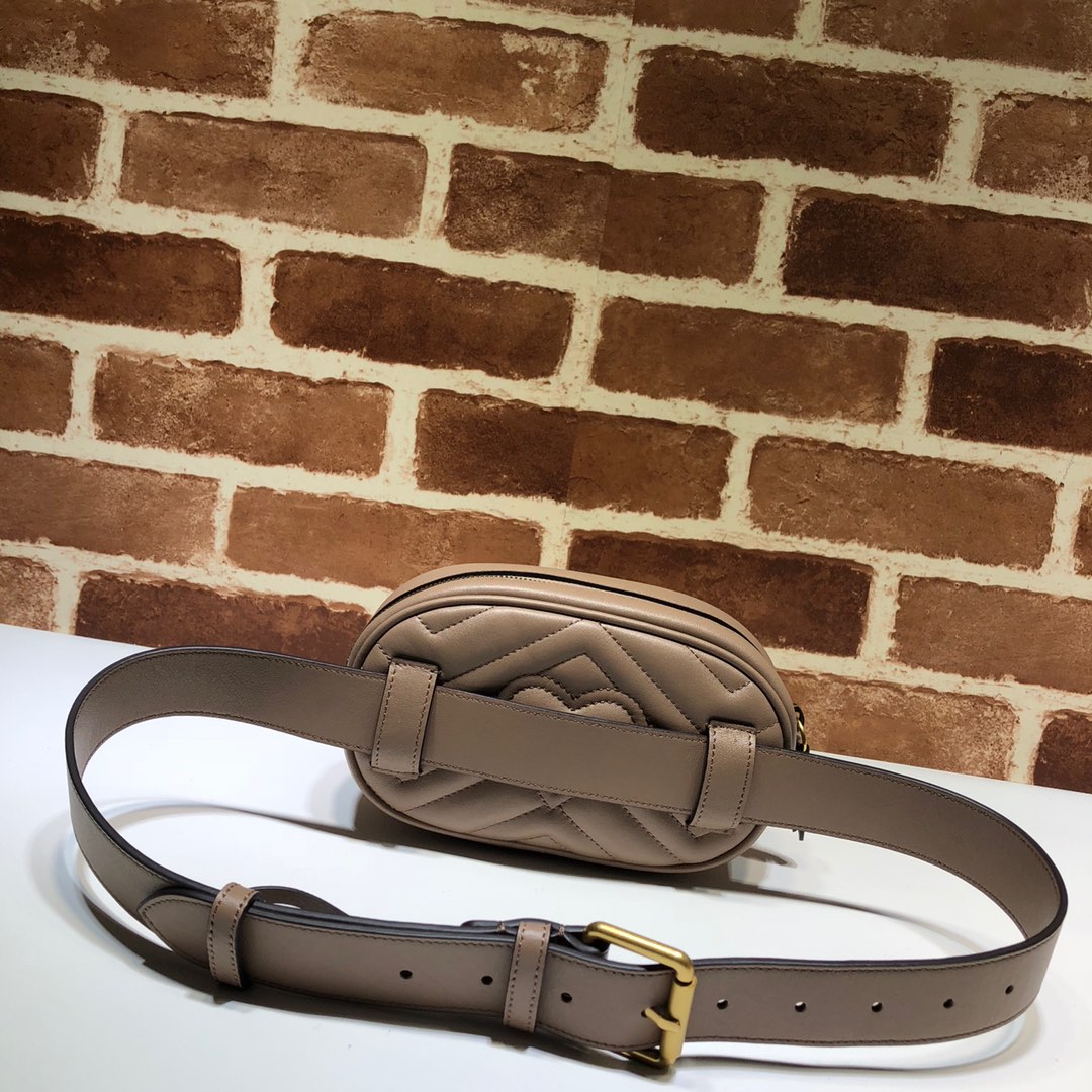 Bolsa de cuero de Gucci Marmont Matelasse 476434-2