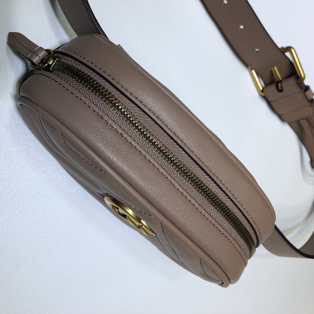 Bolsa de cuero de Gucci Marmont Matelasse 476434-6
