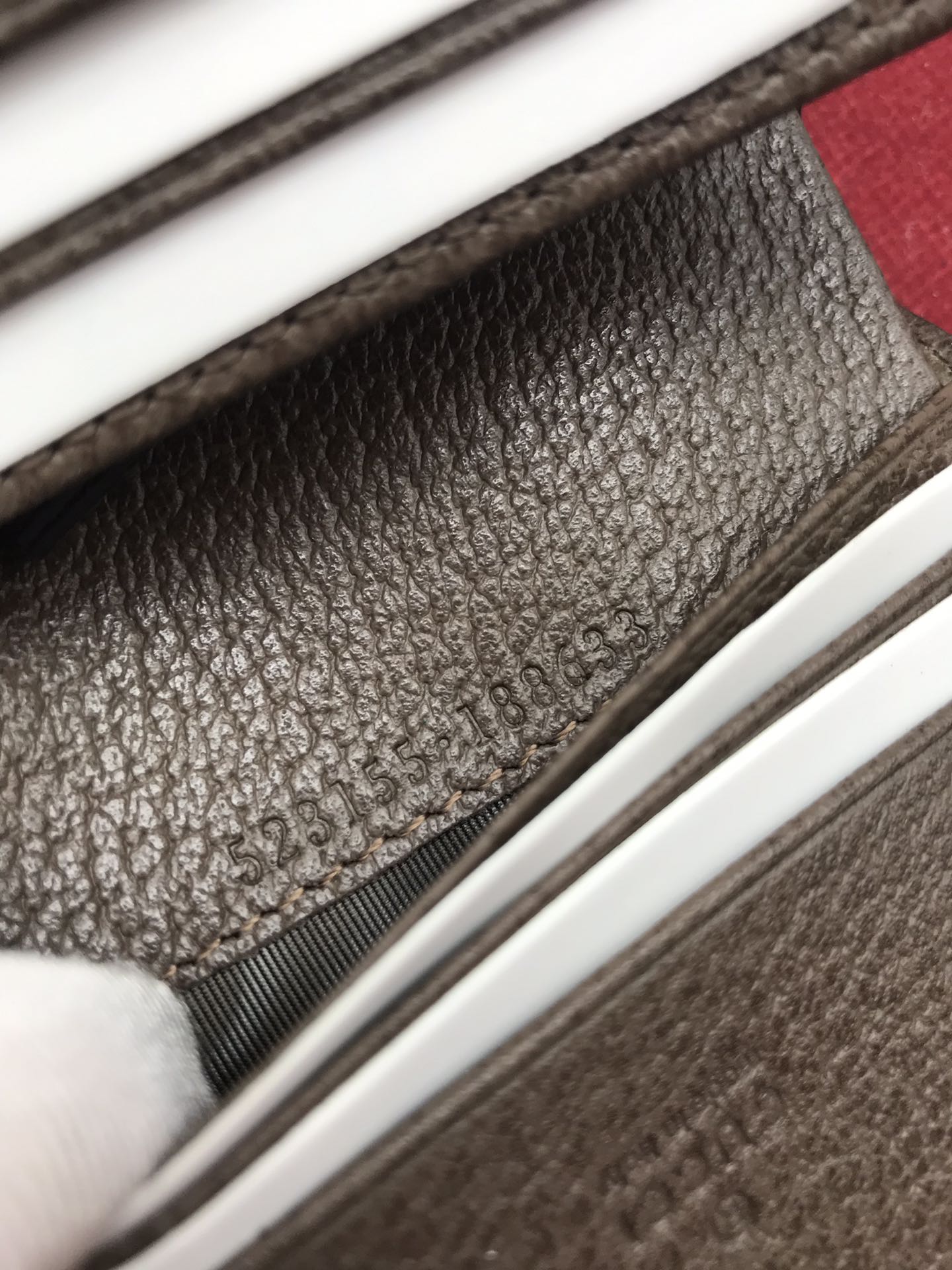 billetera de casos de tarjeta de Ophidia Gucci 523155-7