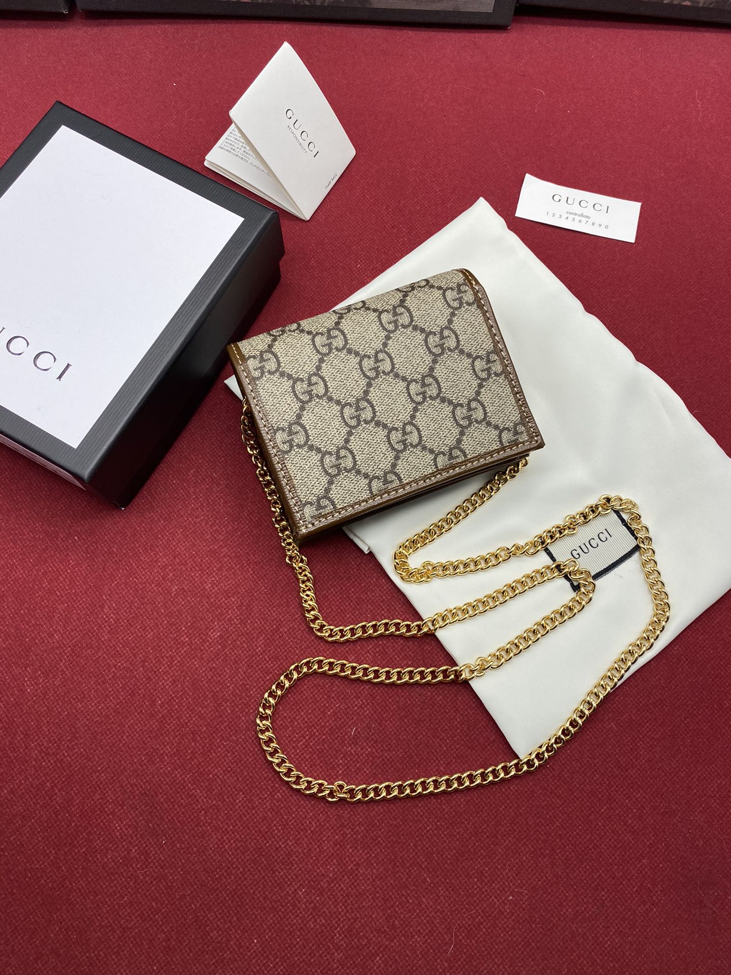 Gucci Horsebit 1955 Card Case Billet 621887-1