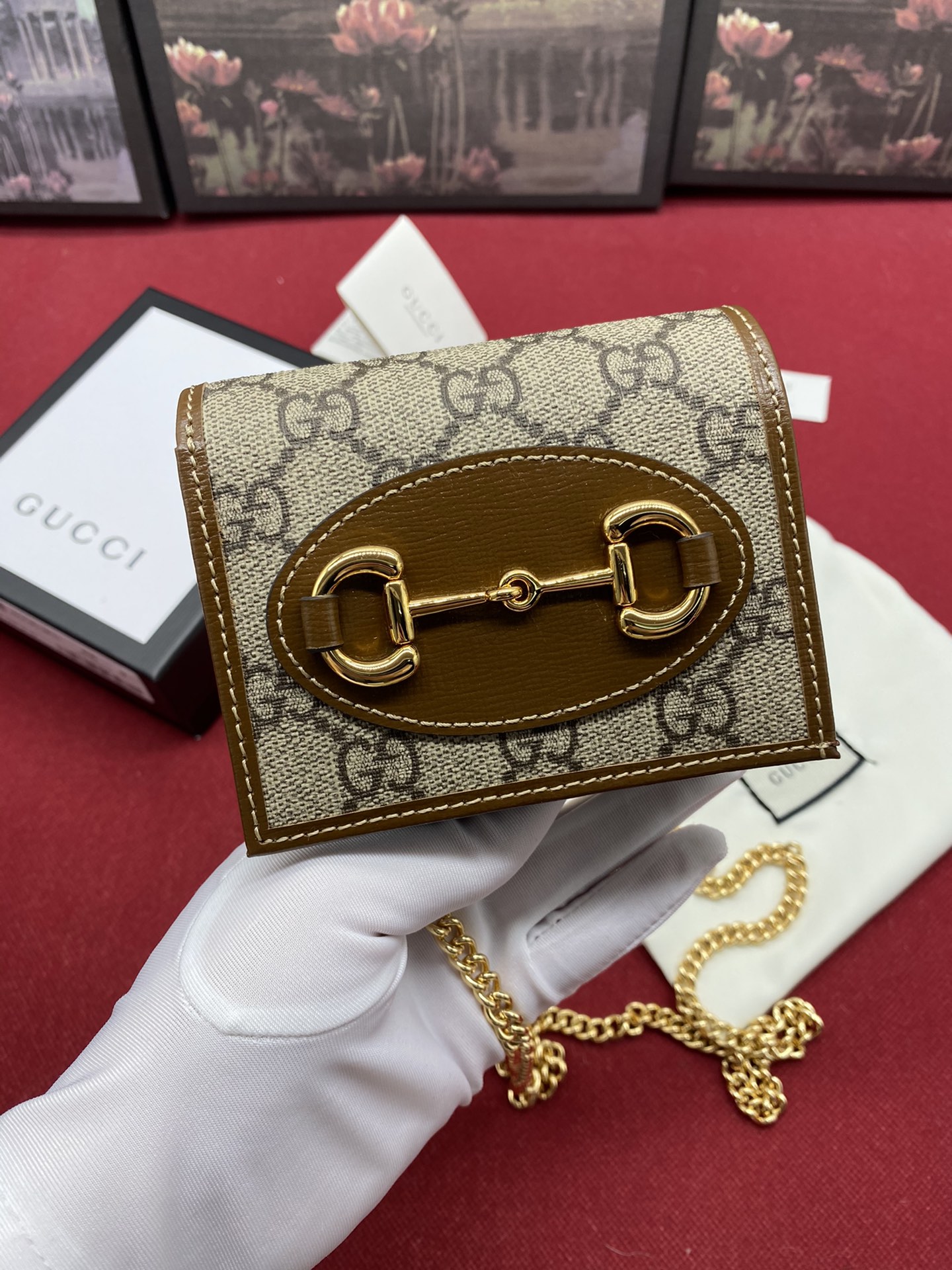 Gucci Horsebit 1955 Card Case Billet 621887-2