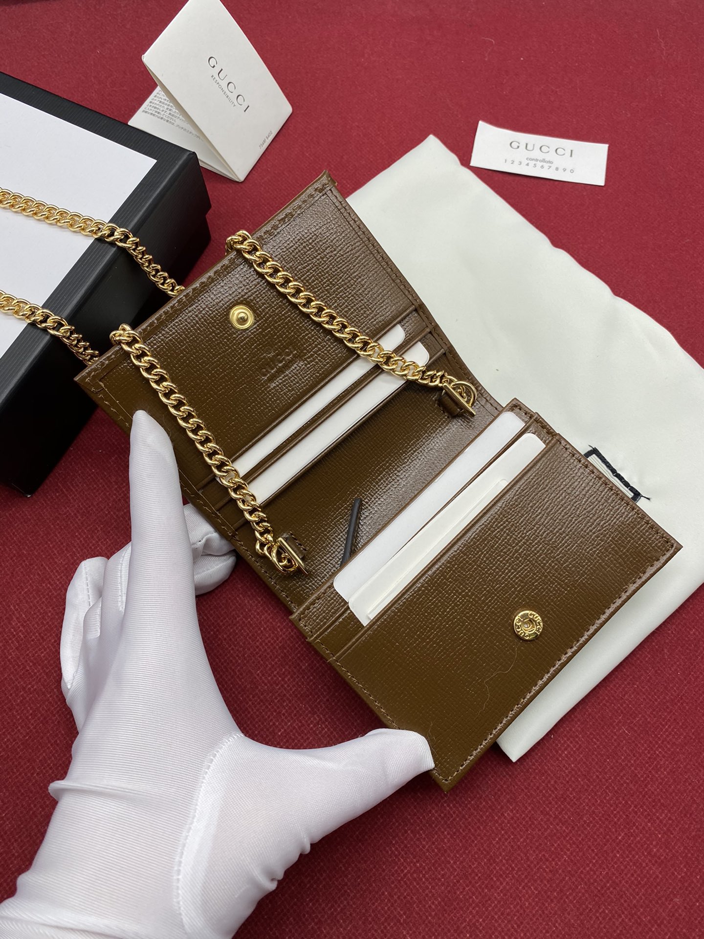 Gucci Horsebit 1955 Card Case Billet 621887-4