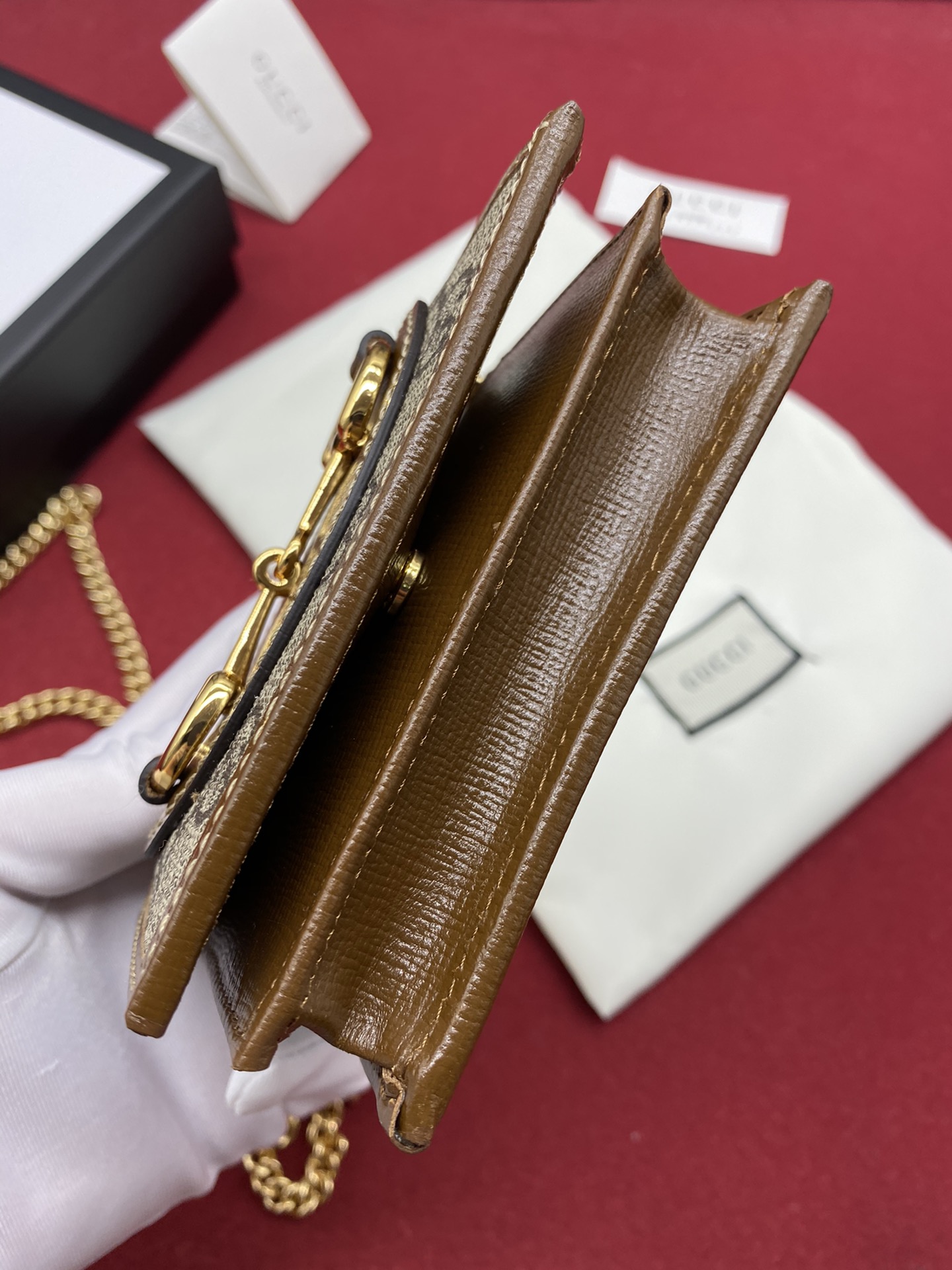 Gucci Horsebit 1955 Card Case Billet 621887-6