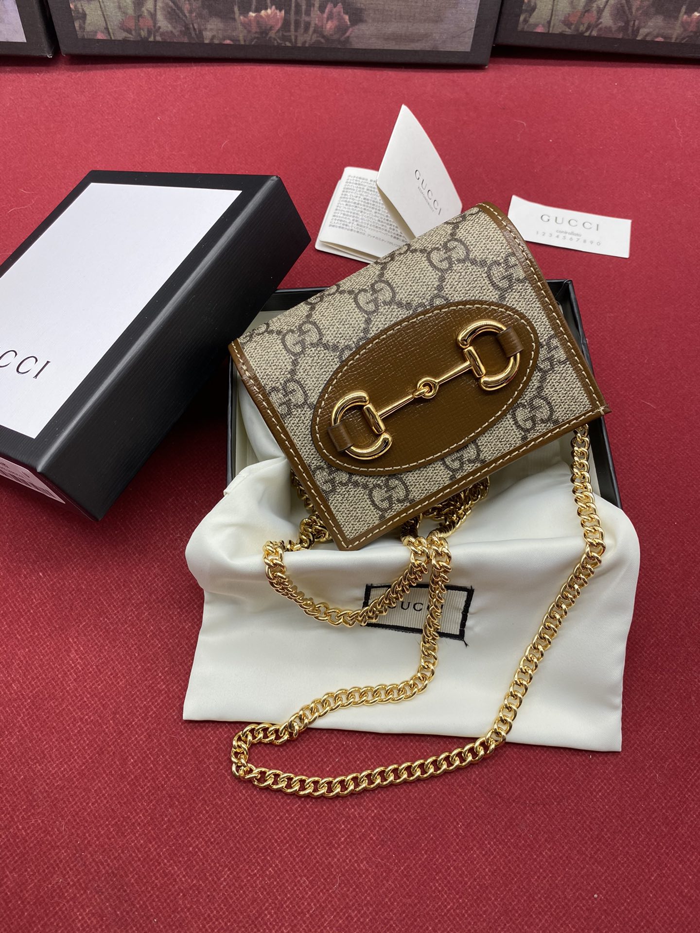 Gucci Horsebit 1955 Card Case Billet 621887-8