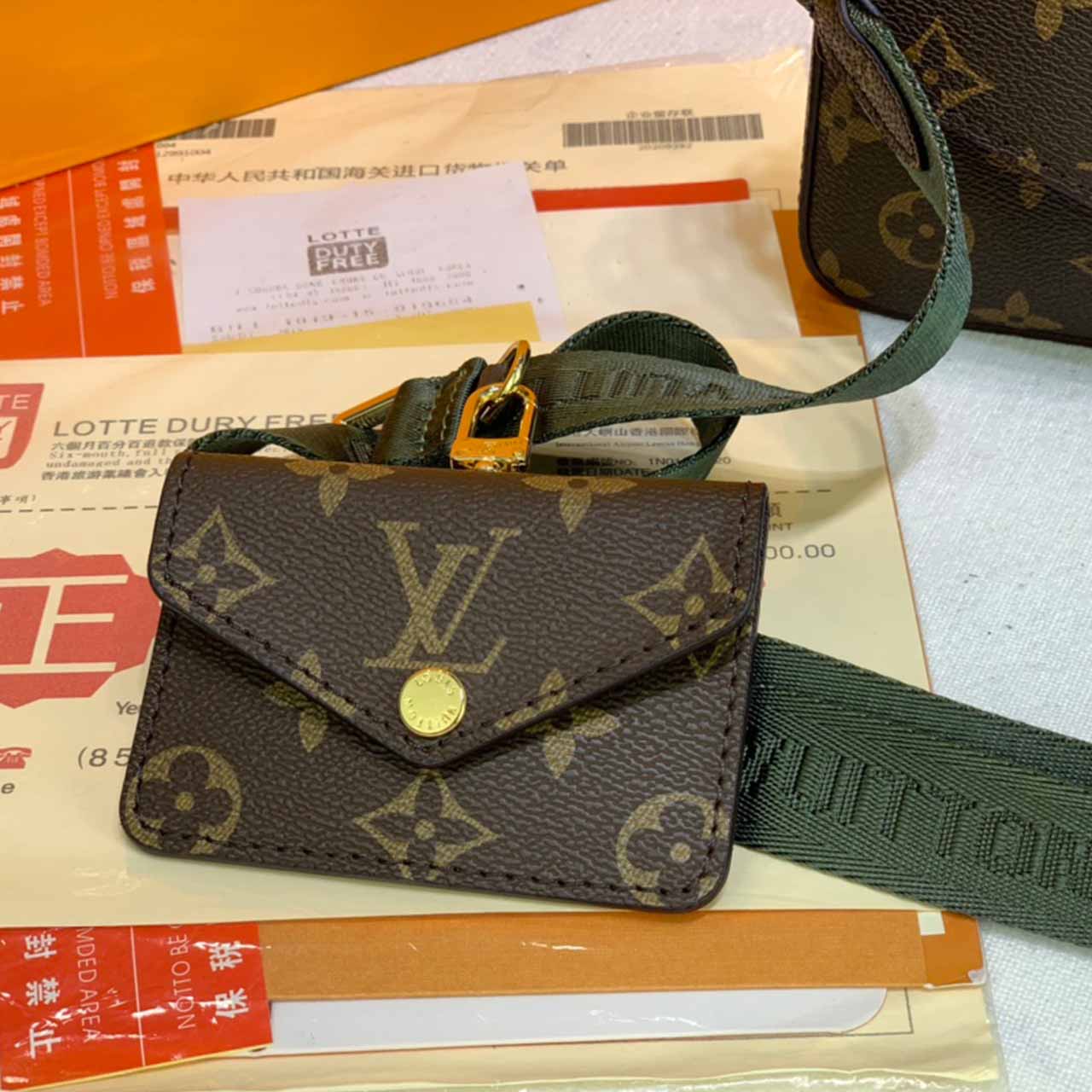 Louis Vuitton Felicie Strap&Go M80091 Verde/Pink-6