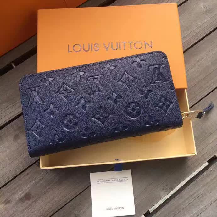 Louis Vuitton Supple Monogram Empreinte Leather Zippy Willet-1