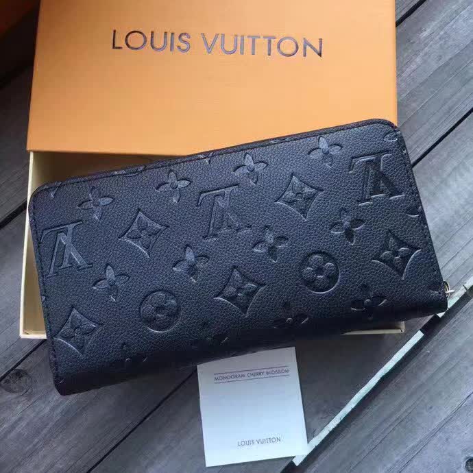Louis Vuitton Supple Monogram Empreinte Leather Zippy Willet-2
