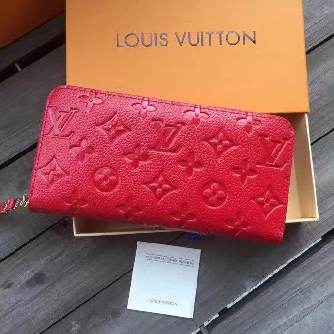 Louis Vuitton Supple Monogram Empreinte Leather Zippy Willet-6