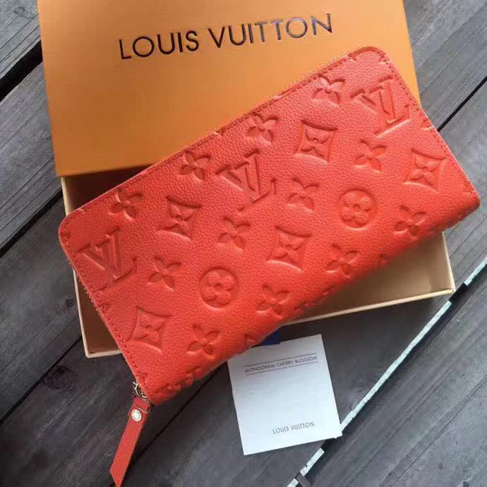 Louis Vuitton Supple Monogram Empreinte Leather Zippy Willet-9