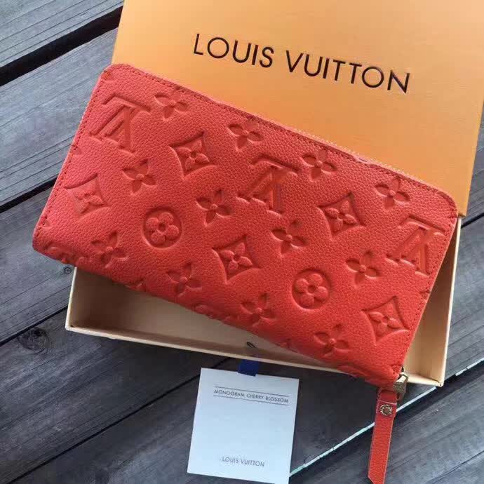 Louis Vuitton Supple Monogram Empreinte Leather Zippy Willet-10