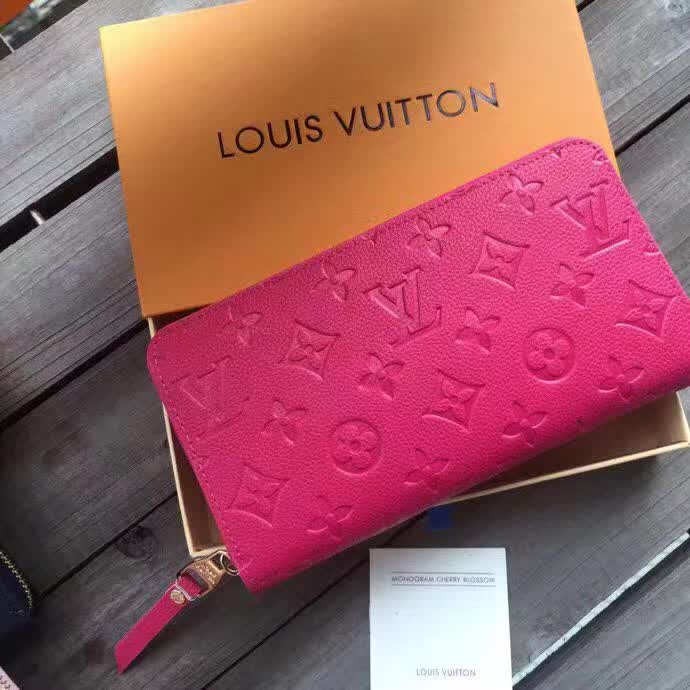 Louis Vuitton Supple Monogram Empreinte Leather Zippy Willet-12