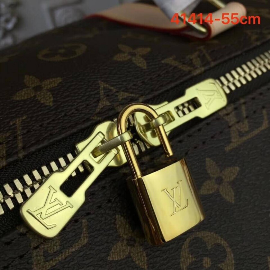 lienzo de louis vuitton monogram keepall bandouliere 55 m41414-5