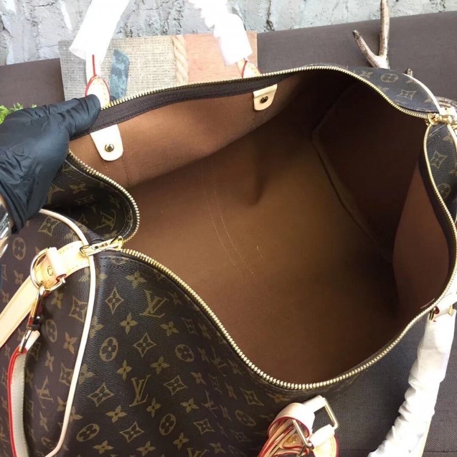 lienzo de louis vuitton monogram keepall bandouliere 60 m41412-11
