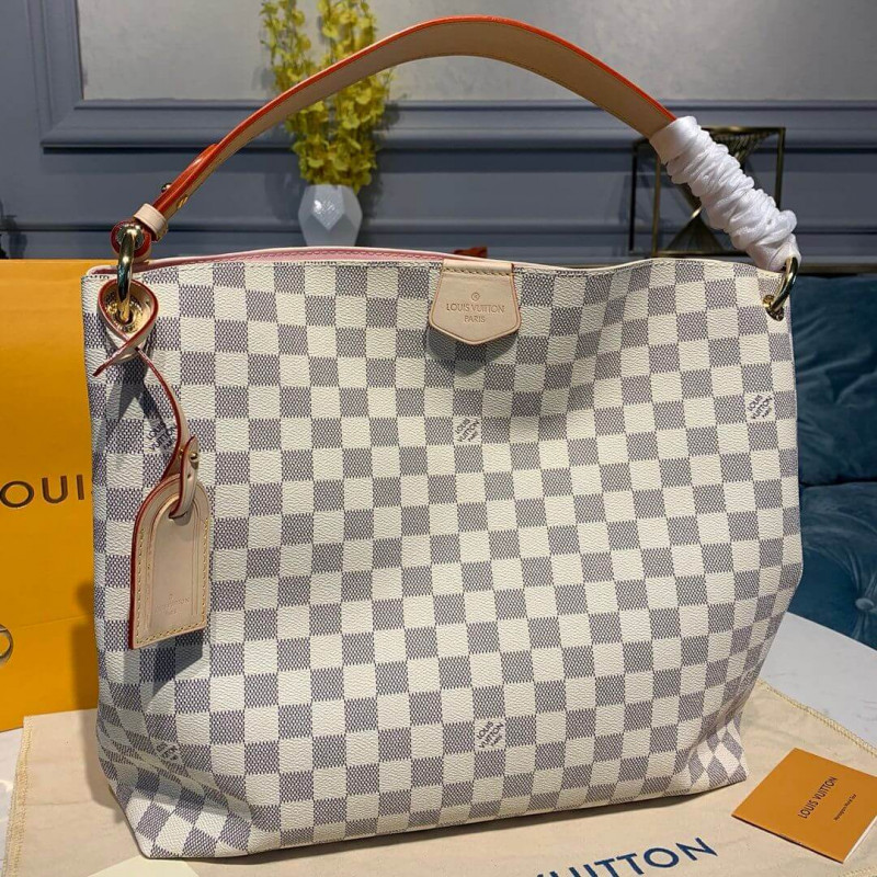 Louis Vuitton Damier Azur Canvas elegante MM N42233-2