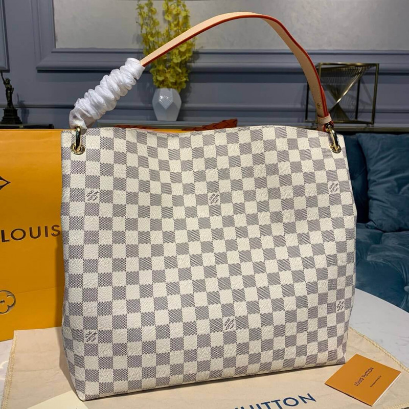 Louis Vuitton Damier Azur Canvas elegante MM N42233-3
