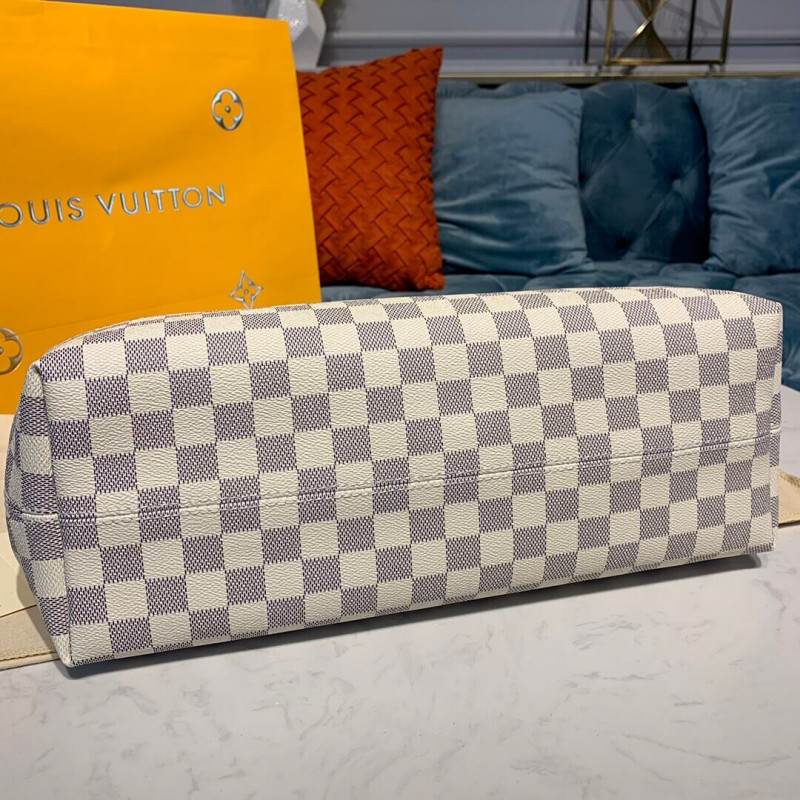 Louis Vuitton Damier Azur Canvas elegante MM N42233-4