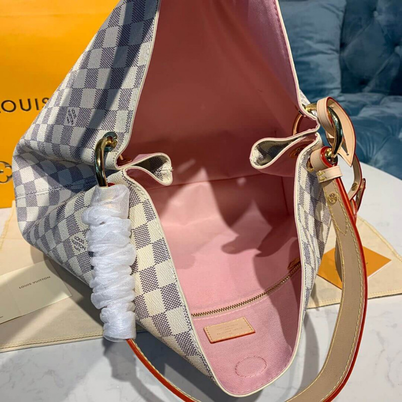 Louis Vuitton Damier Azur Canvas elegante MM N42233-10