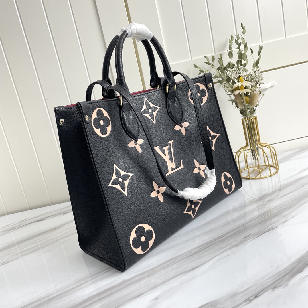Louis Vuitton AAA-Onthgo MM Black/Beige-2