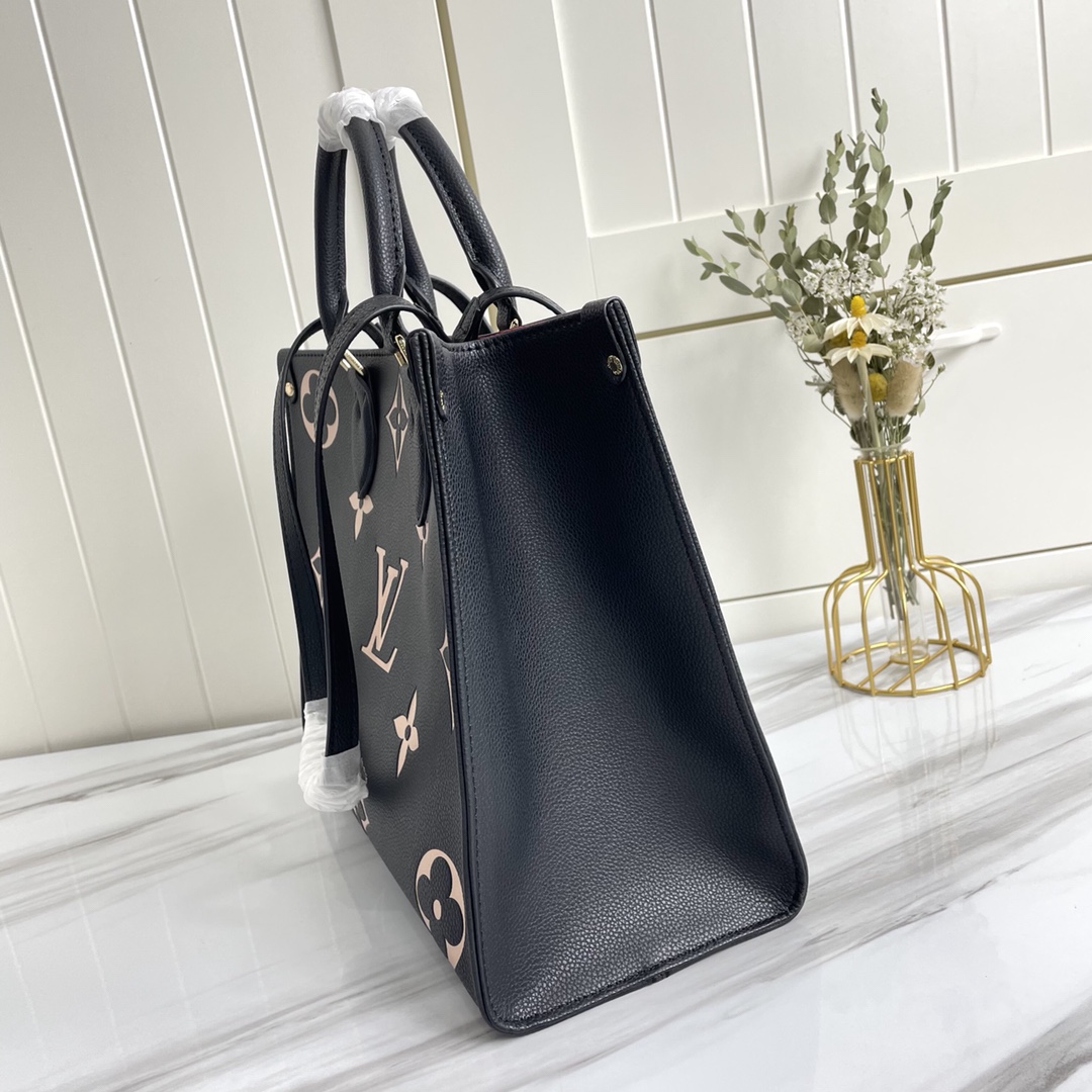 Louis Vuitton AAA-Onthgo MM Black/Beige-3