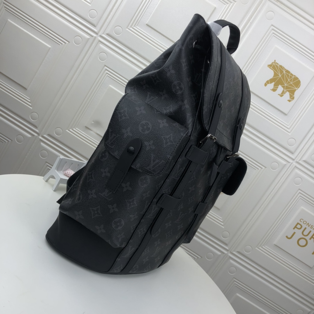 Louis Vuitton AAA-Christopher PM M43735 Mono Black-1