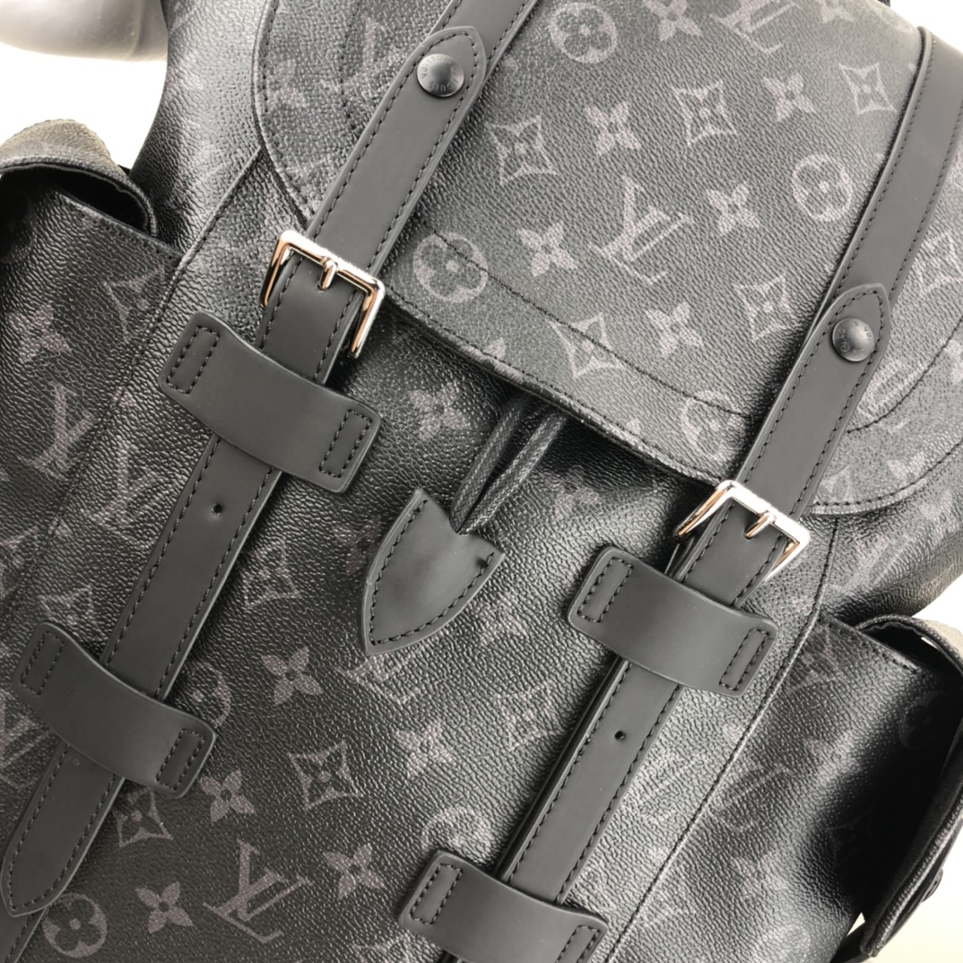 Louis Vuitton AAA-Christopher PM M43735 Mono Black-5