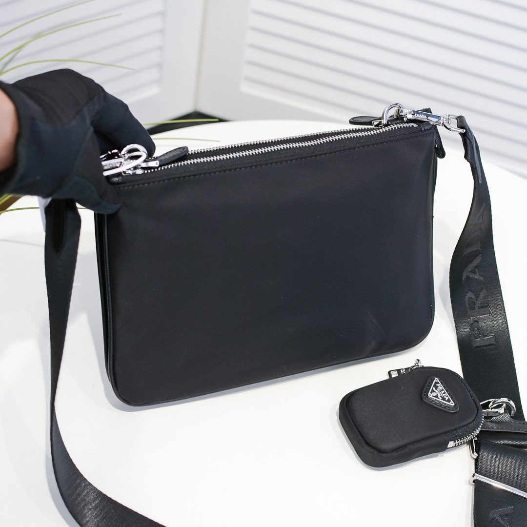 Prada aaa- nylon reedición 2000 bolso de hombro 1bh046-2