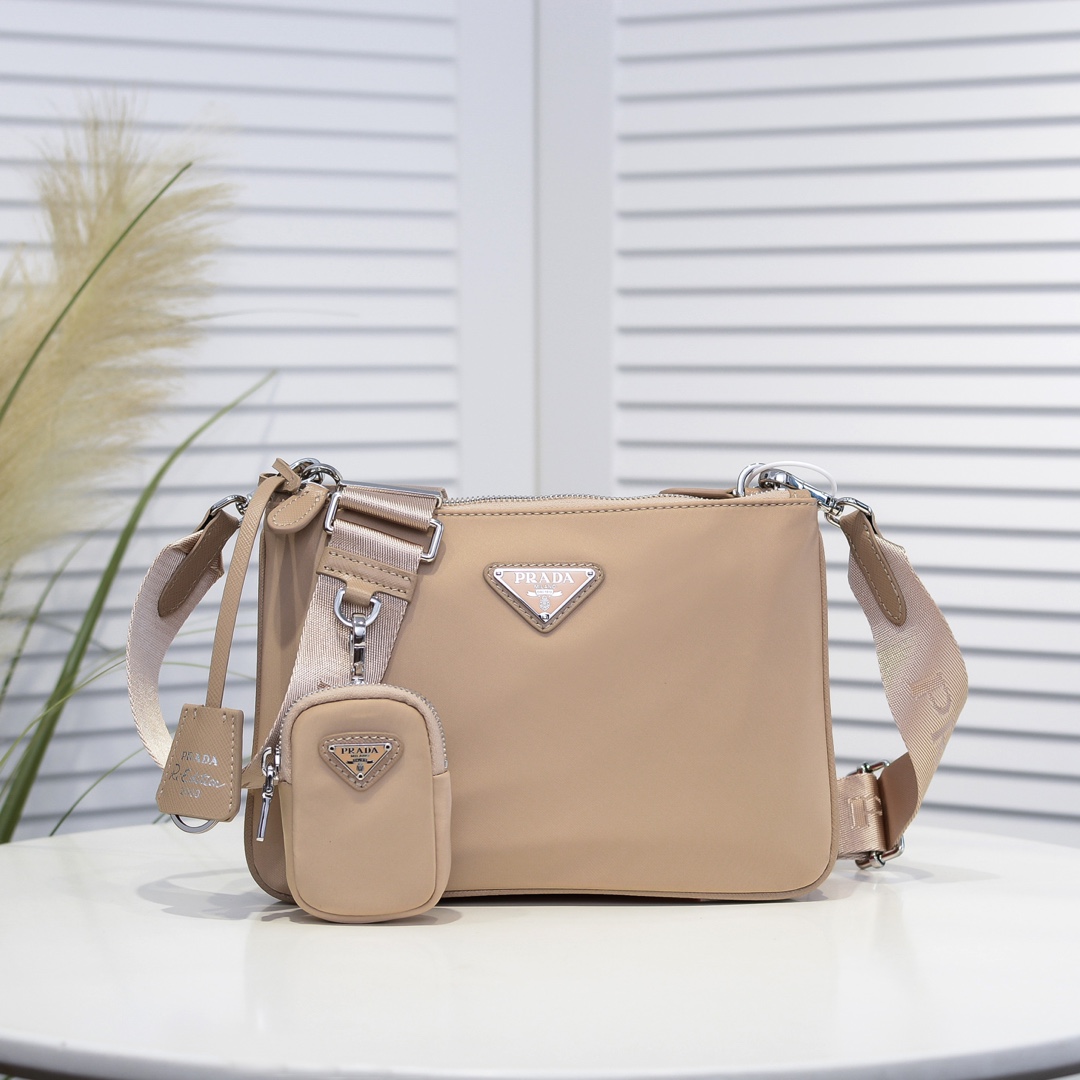 Prada aaa- nylon reedición 2000 bolso de hombro 1bh046-9