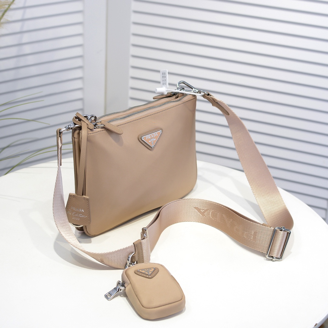 Prada aaa- nylon reedición 2000 bolso de hombro 1bh046-10