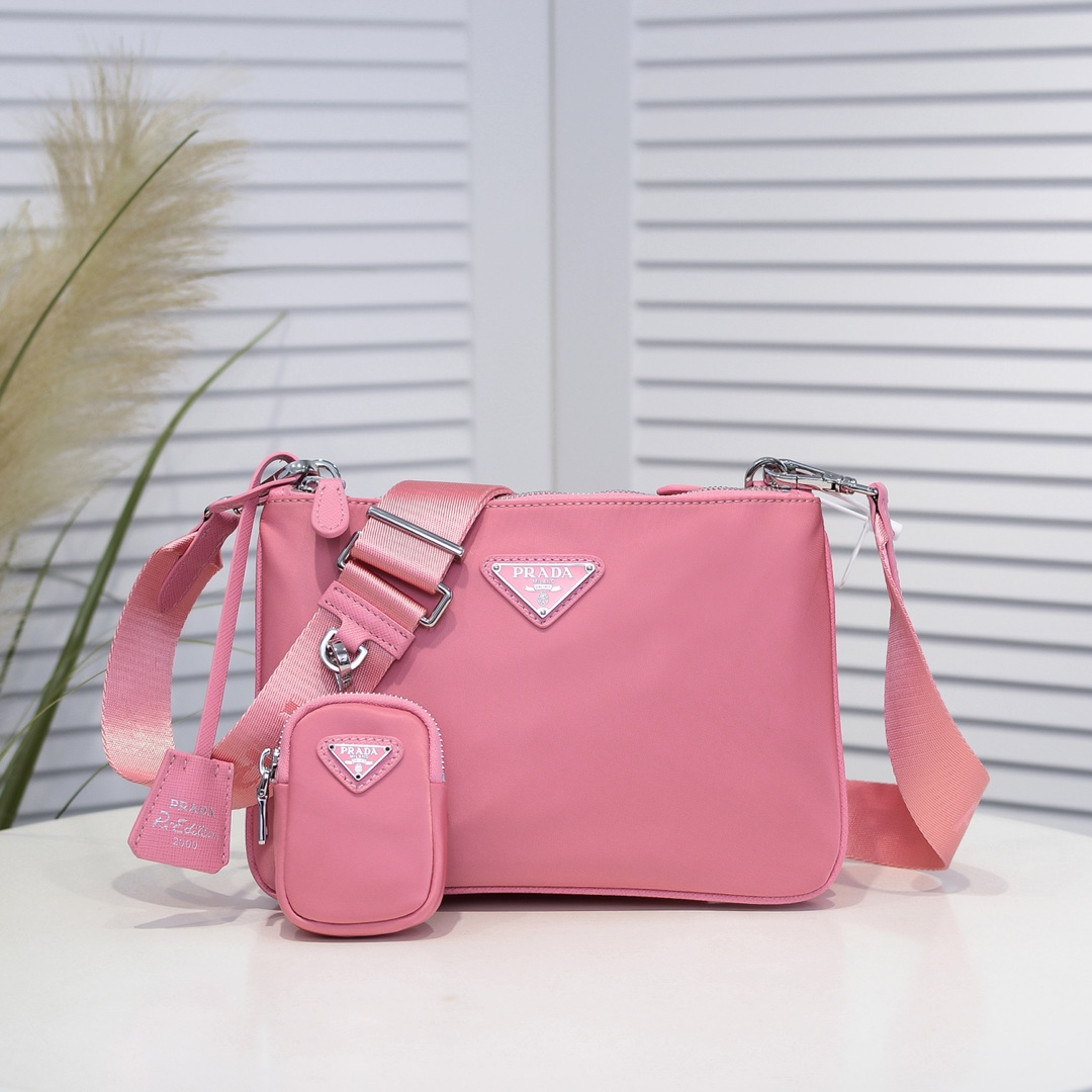 Prada aaa- nylon reedición 2000 bolso de hombro 1bh046-12