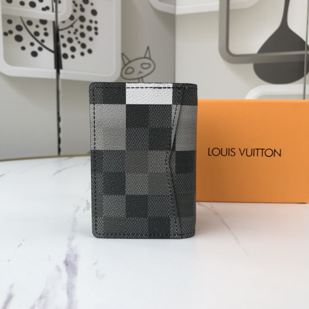 Organizador de bolsillo Louis Vuitton N40411 blanco/azul/naranja-1