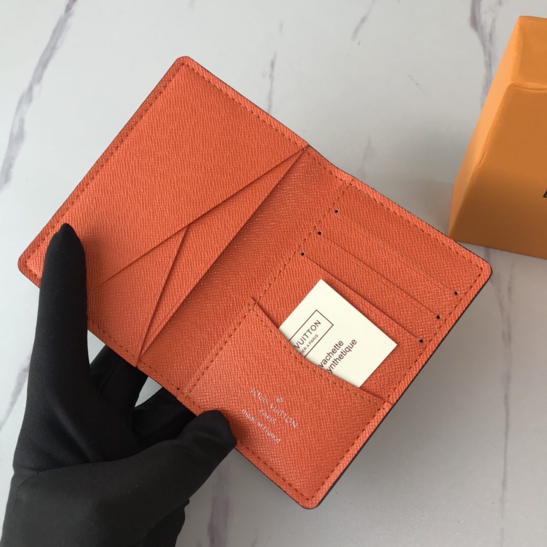 Organizador de bolsillo Louis Vuitton N40411 blanco/azul/naranja-12