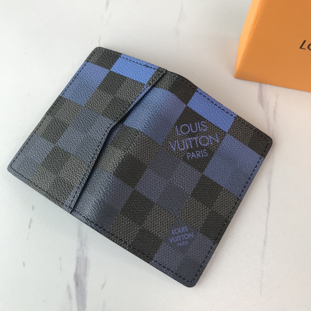 Organizador de bolsillo Louis Vuitton N40411 blanco/azul/naranja-15