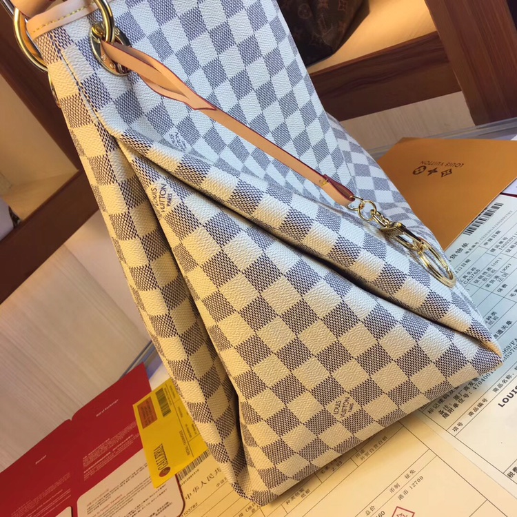 Louis Vuitton Artsy MM M44869 White/Brown-4